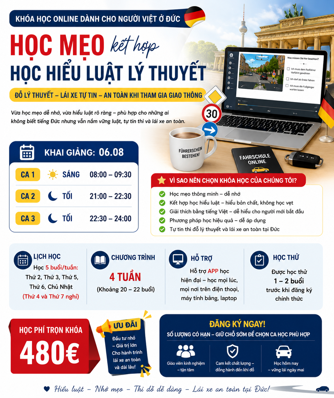 Đào tạo lái xe tại Đức cho người Việt
